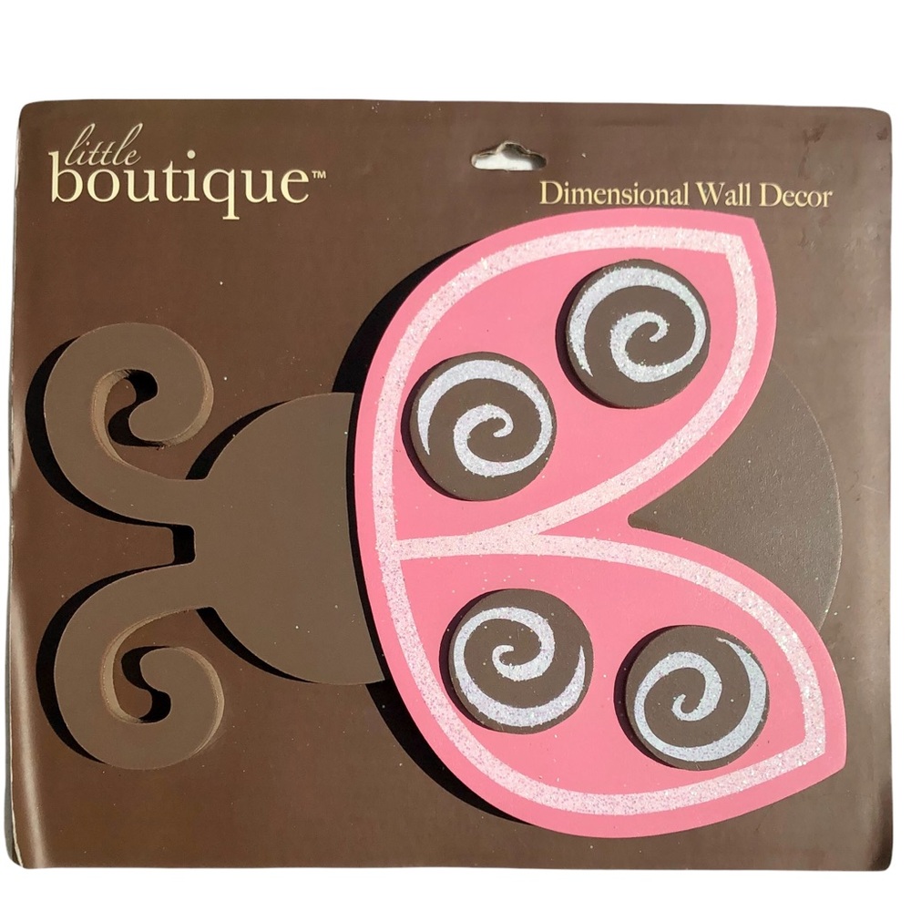 Little Boutique 3D Wood Wall Art ~ Ladybug
